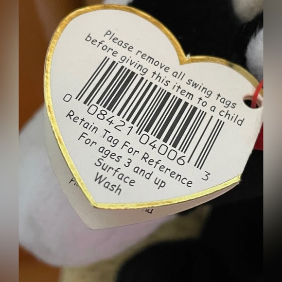 Ty Beanie Babies Daisy The Cow Retired,Tag Errors - Picture 3 of 7